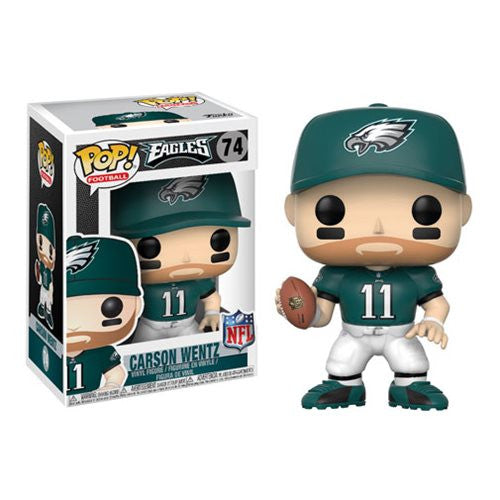 NFL Wave 4 Pop! Vinyl Figure Carson Wentz (Home) [Philadelphia Eagles] [74] - Fugitive Toys