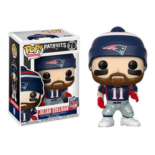 NFL Wave 4 Pop! Vinyl Figure Julian Edelman (Home) [New England Patriots] [70] - Fugitive Toys