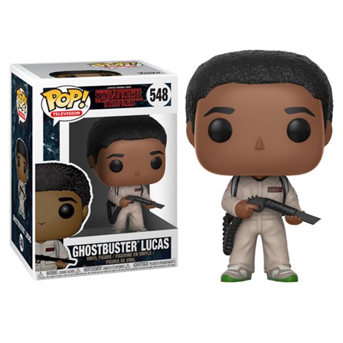 Stranger Things Pop! Vinyl Figure Ghostbusters Lucas [548] - Fugitive Toys