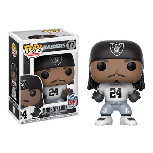 NFL Wave 4 Pop! Vinyl Figure Marshawn Lynch (Home) [Oakland Raiders] [77] - Fugitive Toys