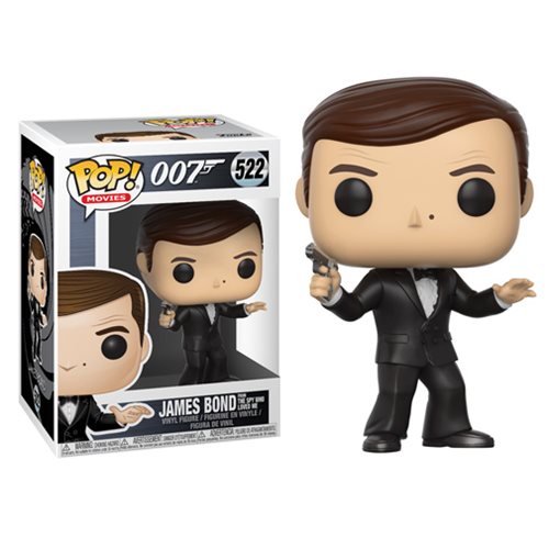 Movies Pop! Vinyl Figure Roger Moore [James Bond] [522] - Fugitive Toys