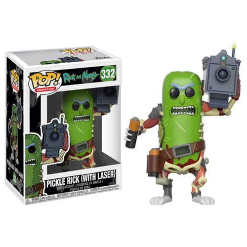 Rick and Morty Pop! Vinyl Figure Pickle Rick with Laser [332] - Fugitive Toys