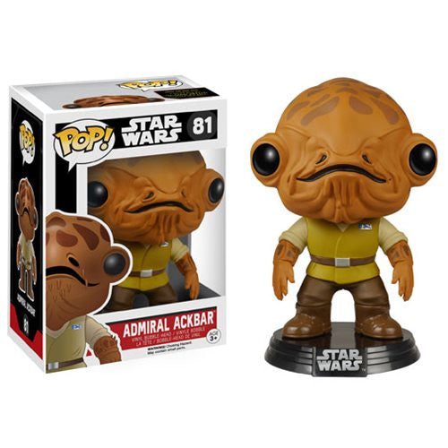 Star Wars Pop! Vinyl Bobblehead Admiral Ackbar [EP7: The Force Awakens] - Fugitive Toys