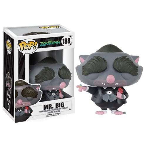 Disney Pop! Vinyl Figure Mr. Big [Zootopia] - Fugitive Toys