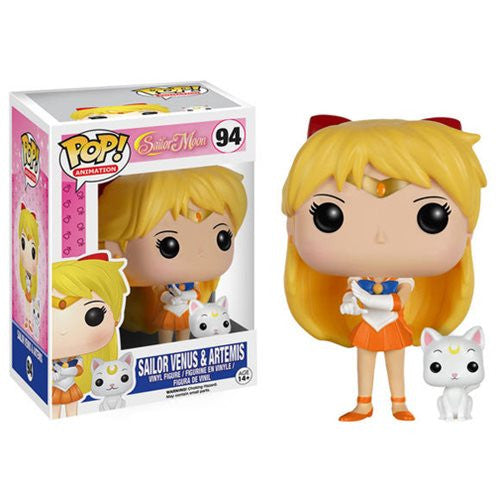 Anime Pop! Vinyl Figure Venus w/ Artemis (Sailor Moon) - Fugitive Toys