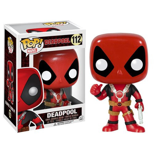 Marvel Pop! Vinyl Bobblehead Deadpool Thumbs Up [112] - Fugitive Toys