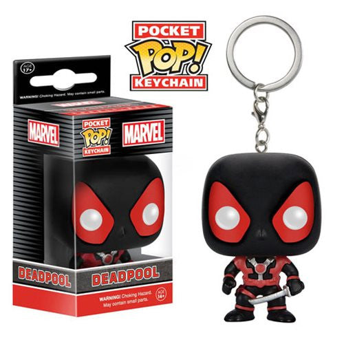 Marvel Pocket Pop! Keychain Black Deadpool - Fugitive Toys