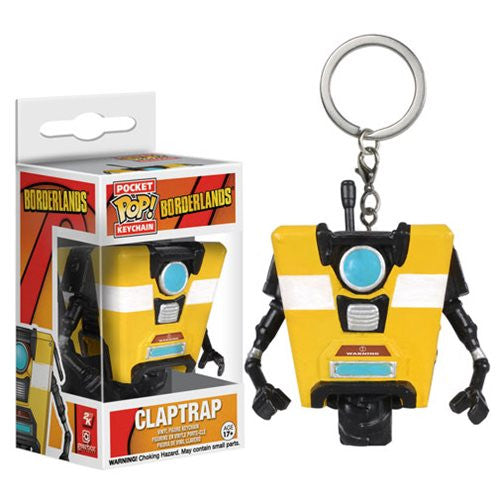 Borderlands Pocket Pop! Keychain Claptrap - Fugitive Toys