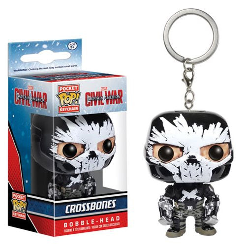 Captain America: Civil War Pocket Pop! Keychain Crossbones - Fugitive Toys