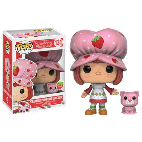 Strawberry Shortcake Pop! Vinyl Figure Strawberry Shortcake & Custard - Fugitive Toys