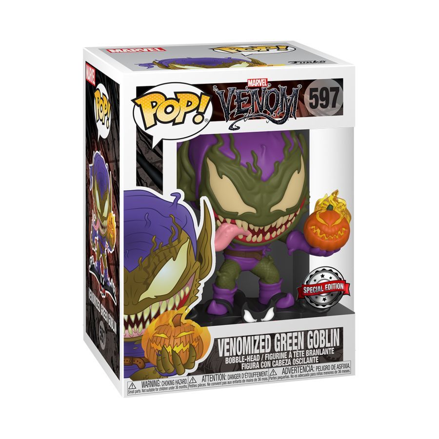 Marvel Venom Pop! Vinyl Figure Venomized Green Goblin [597] - Fugitive Toys