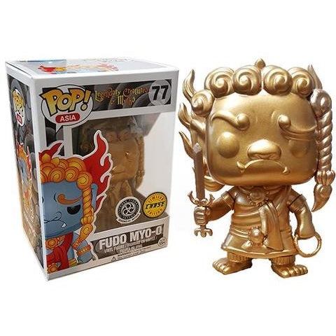 Asia Pop! Vinyl Figure Gold Fudo Myo-O (Chase) [77] - Fugitive Toys