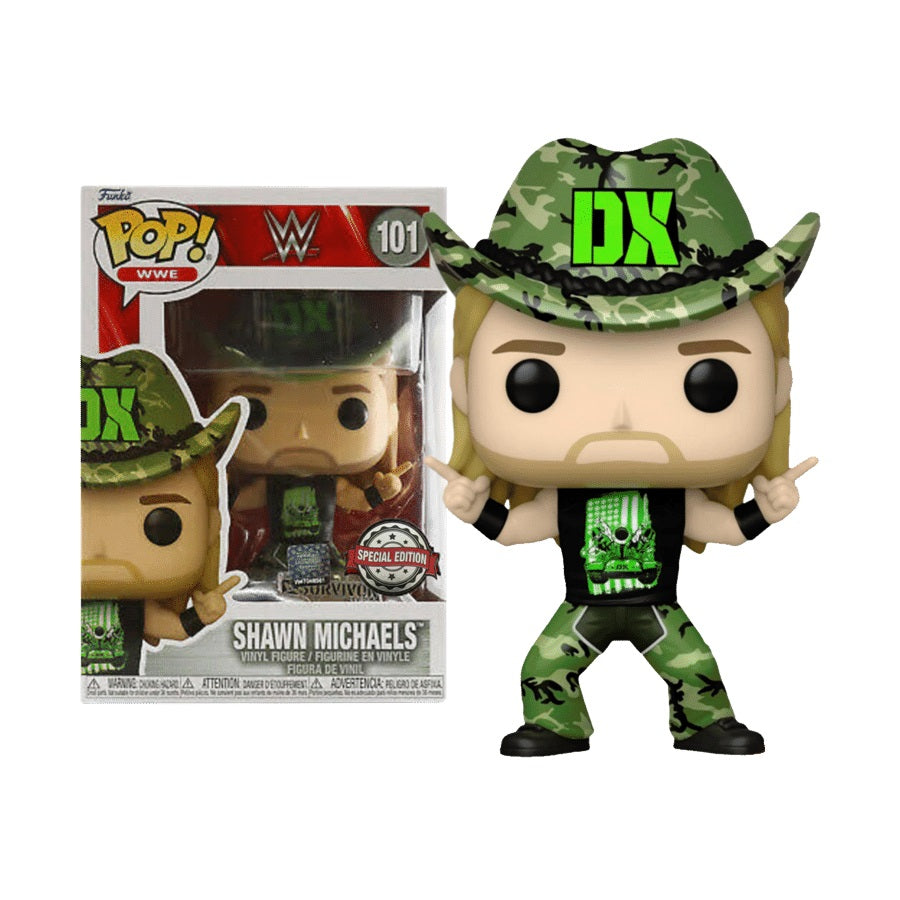 WWE Pop! Vinyl Figure Shawn Michaels with Survivor Series Pin [101] - Fugitive Toys