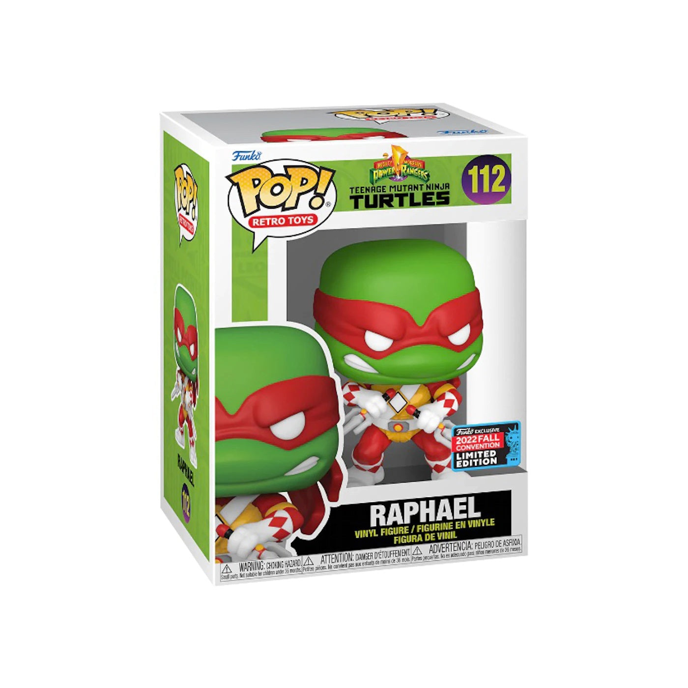Funko Pop TMNT x Power Rangers Raphael 112