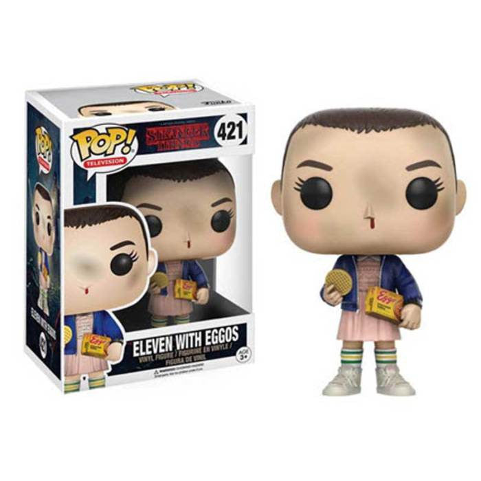 Stranger Things Pop! Vinyl Figure Eleven with Eggos [421] - Fugitive Toys