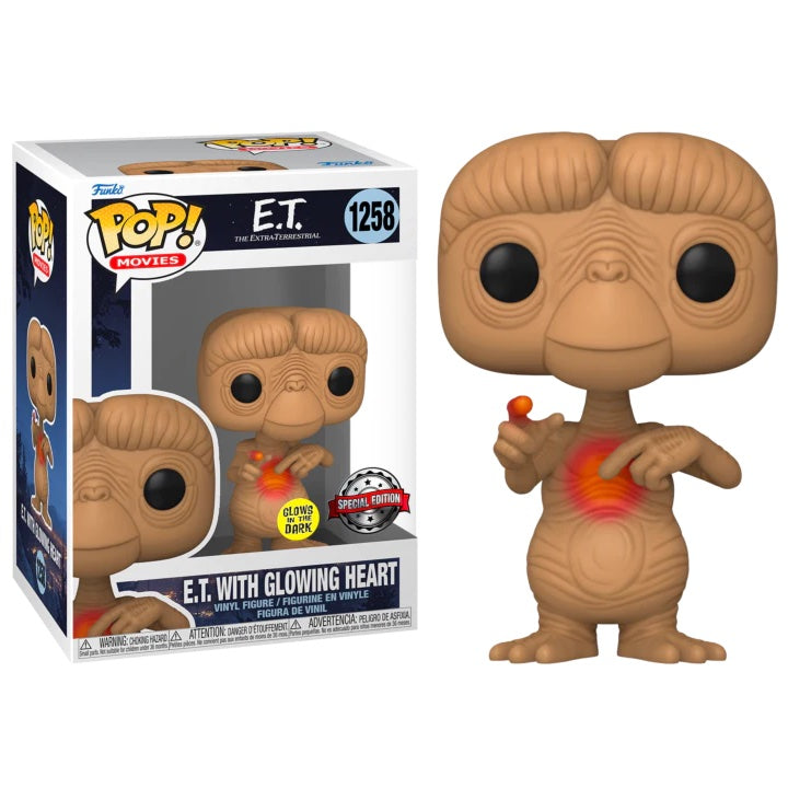 Funko Pop ET with Glowing Heart 1258