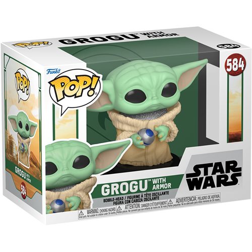 Funko Pop Star Wars BOBF Grogu with Armor 