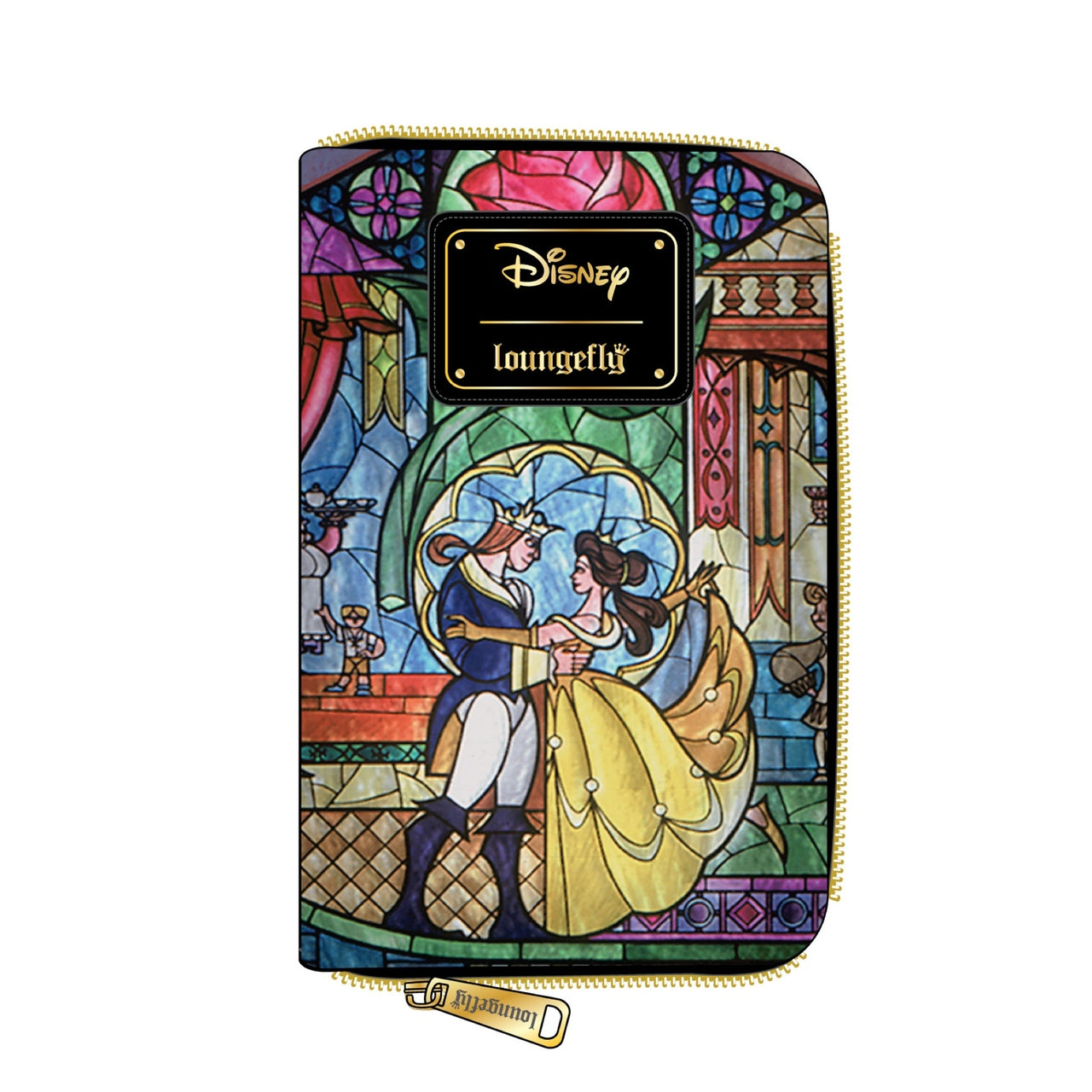 Loungefly x Disney Beauty and the Beast Princess Castle Belle Zip Around Wallet - Fugitive Toys