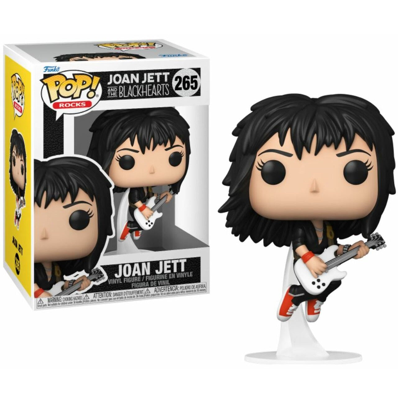 Rocks Pop! Vinyl Figure Joan Jett [Joan Jett and the Blackhearts] [265] - Fugitive Toys