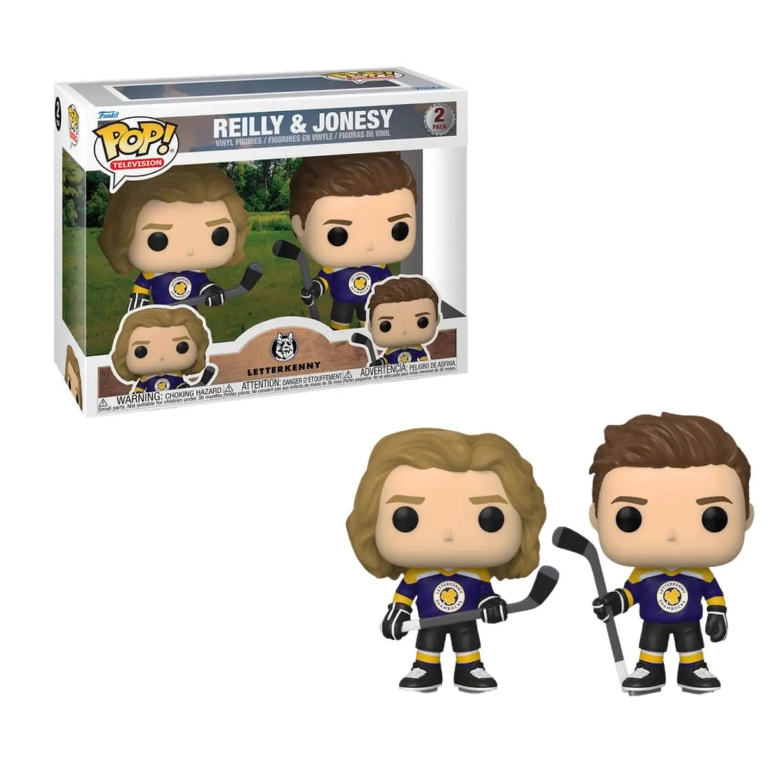 Letterkenny Pop! Vinyl Figure Reilly and Jonesy [2-Pack] - Fugitive Toys