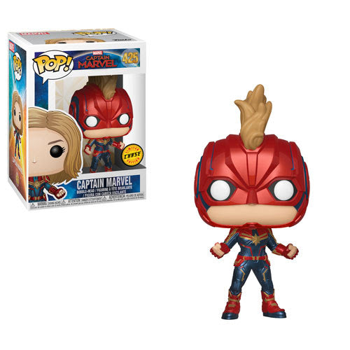 Marvel Pop! Vinyl Figure Captain Marvel (Chase) [Captain Marvel] [425] - Fugitive Toys