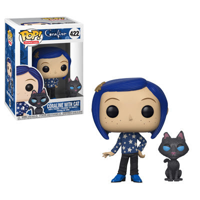 Coraline Pop! Vinyl Figure Coraline with Cat [422] - Fugitive Toys