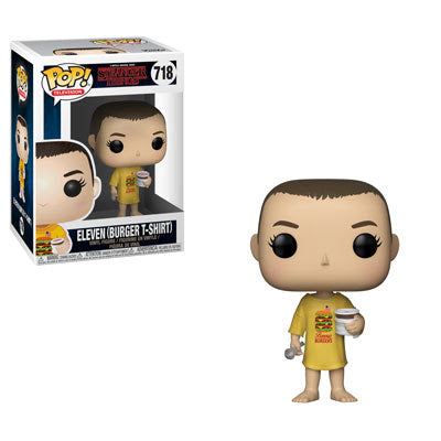 Stranger Things Pop! Vinyl Figure Eleven in Burger T-Shirt [718] - Fugitive Toys