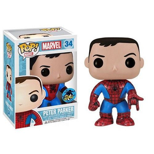 Marvel Pop! Vinyl Bobblehead Peter Parker [Exclusive] - Fugitive Toys