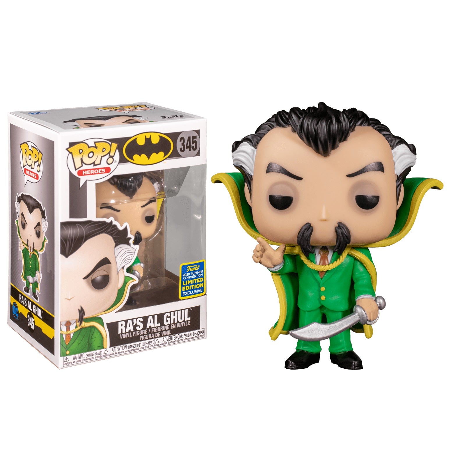 DC Pop! Vinyl Figure Ra's Al Ghul (2020 Summer Convention Exclusive) [345] - Fugitive Toys