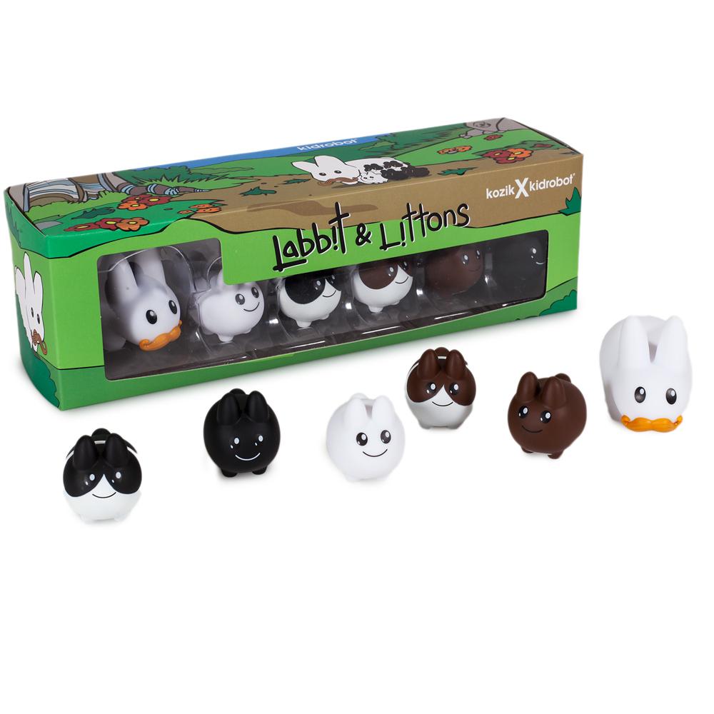 Kidrobot x Kozik Labbit & Littons Vinyl Figure Set - Fugitive Toys