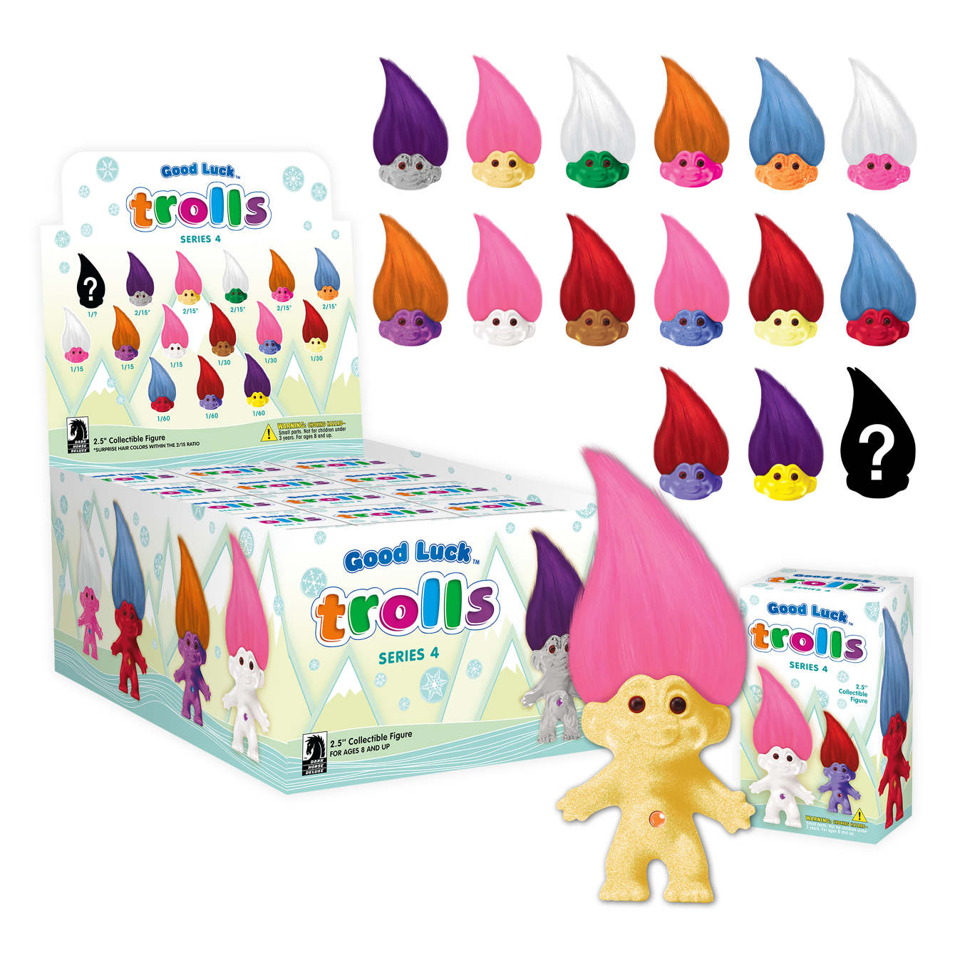 Good Luck Trolls Series 4: (1 Blind Box) - Fugitive Toys