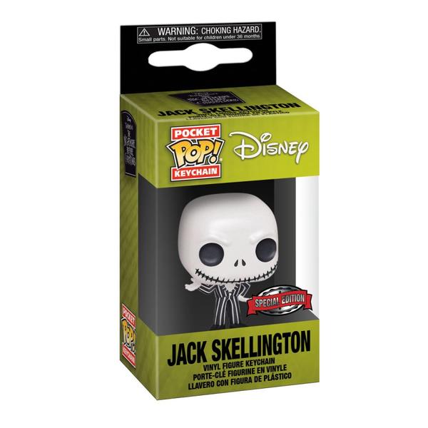 Nightmare Before Christmas Pocket Pop! Keychain Jack Skellington (Metallic) [Exclusive] - Fugitive Toys
