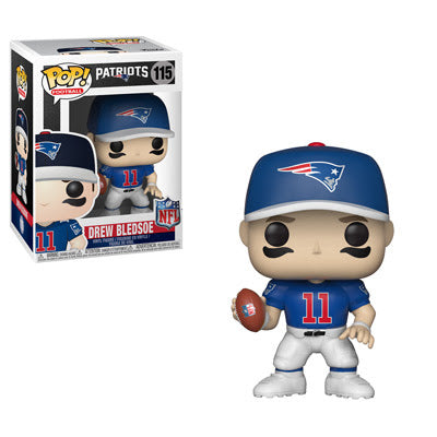 NFL Legends Pop! Vinyl Figure Drew Bledsoe [New England Patriots] [115] - Fugitive Toys