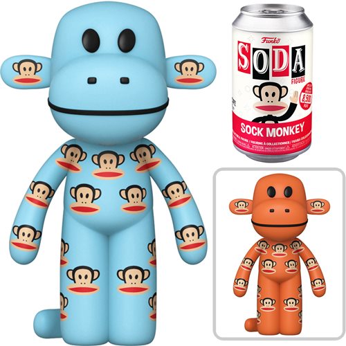 Funko Vinyl Soda Figure: Paul Frank - Sock Monkey - Fugitive Toys