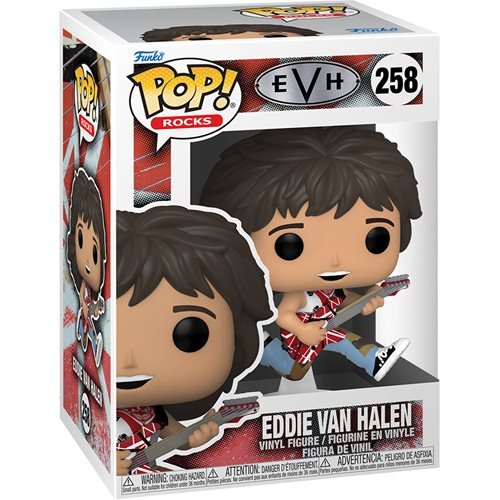 Rocks Pop! Vinyl Figure Eddie Van Halen with Guitar [258] - Fugitive Toys