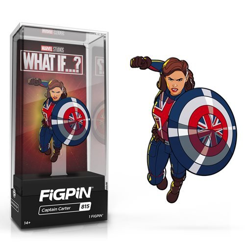 Marvel What If: FiGPiN Enamel Pin Captain Carter [815] - Fugitive Toys