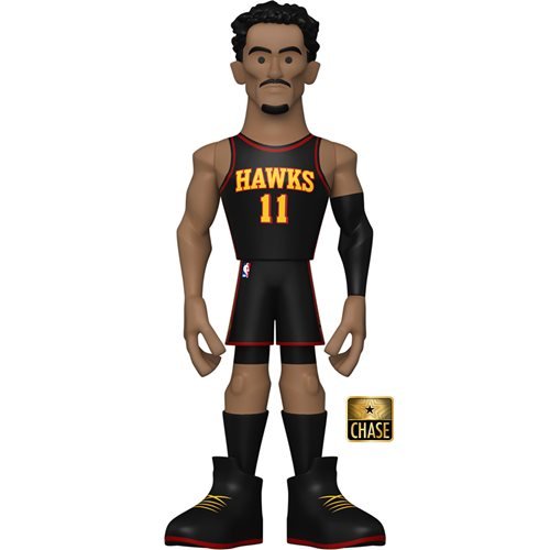 Funko Vinyl Gold Premium Figure: NBA Hawks Trae Young (Alternate Uniform) (Chase) - Fugitive Toys