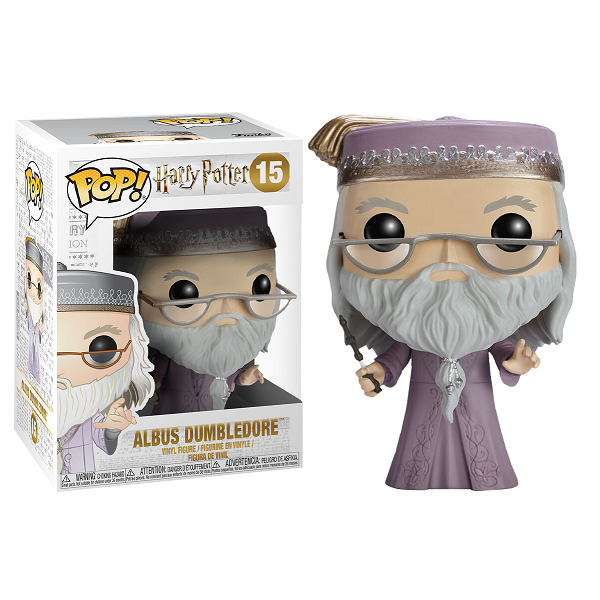 Harry Potter Pop! Vinyl Figure Albus Dumbledore (Wand) [15] - Fugitive Toys