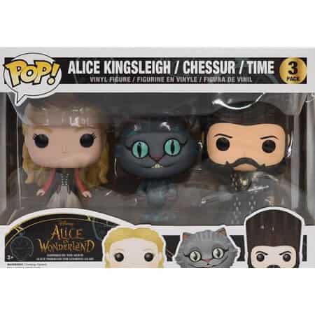 Disney Pop! Vinyl Figure Alice Kingsleigh, Chessur and Time [3-pack] - Fugitive Toys