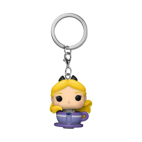 Disneyland 65th Anniversary Pocket Pop! Keychain Alice in Teacup - Fugitive Toys