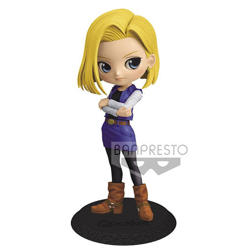 Dragon Ball Z Q Posket Android 18 (Blue Outfit) - Fugitive Toys