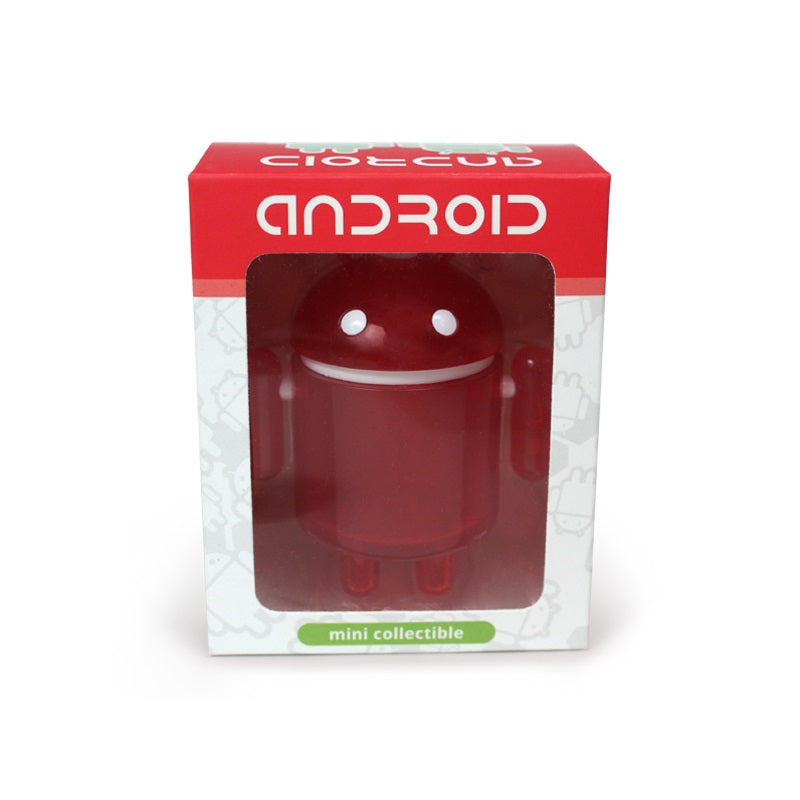 Android Mini Collectible Big Box Edition Vinyl Figure [Translucent Ruby] - Fugitive Toys