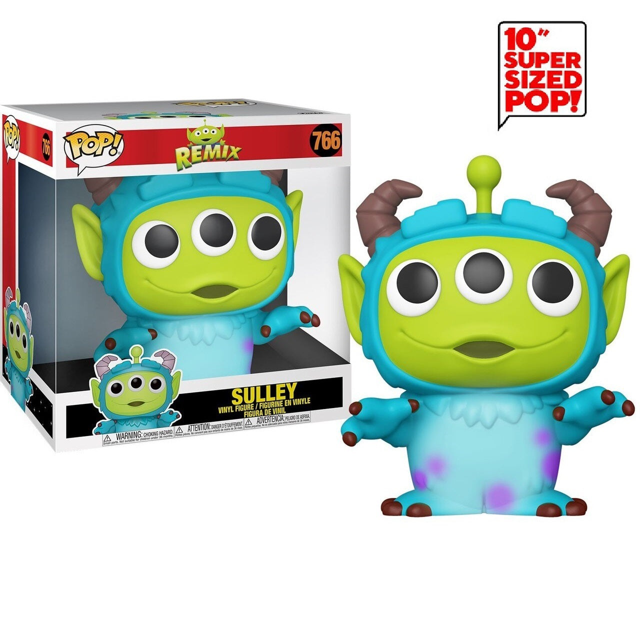 Disney Pop! Vinyl Figure Pixar Alien Remix Sulley [10 inch] [766] - Fugitive Toys