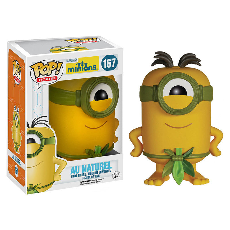 Movies Pop! Vinyl Figure Au Naturel [Minions] - Fugitive Toys