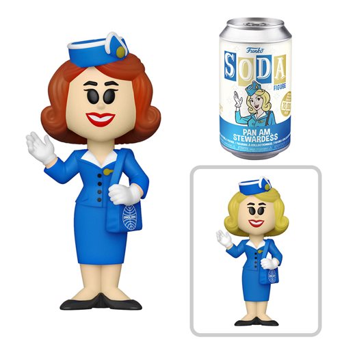 Funko Vinyl Soda Figure: Pan Am Stewardess - Fugitive Toys