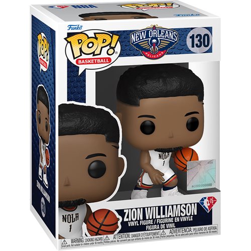 NBA Pop! Vinyl Figure Zion Williamson City Edition (New Orleans Pelicans) [130] - Fugitive Toys