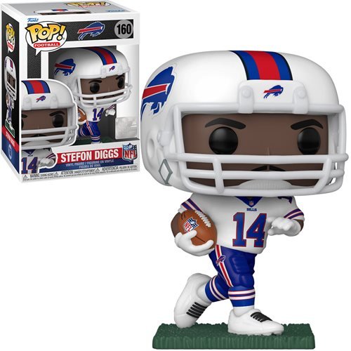 NFL Pop! Vinyl Figure Stefon Diggs Home Uniform (Buffalo Bills) [160] - Fugitive Toys