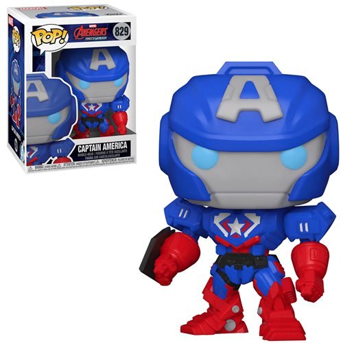 Marvel Avengers Mech Strike Pop! Vinyl Figure Captain America [829] - Fugitive Toys