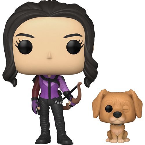 Marvel Hawkeye Series Pop! Vinyl Figure Kate Bishop with Lucky the Pizza Dog [1212] - Fugitive Toys