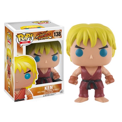 Street Fighter Pop! Vinyl Figure Ken [138] - Fugitive Toys